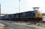 CSX 764 leads southbound coal train U306-27